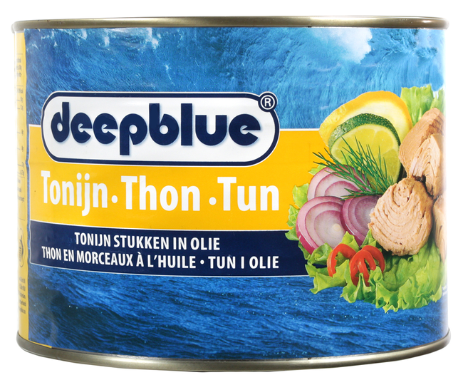 Deep Blue Tonijn in Olie 1x1705gr