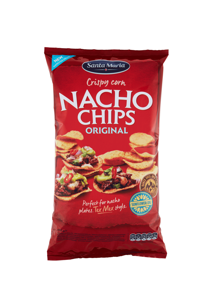 Santa Maria Tortilla Chips Nacho 12x475gr