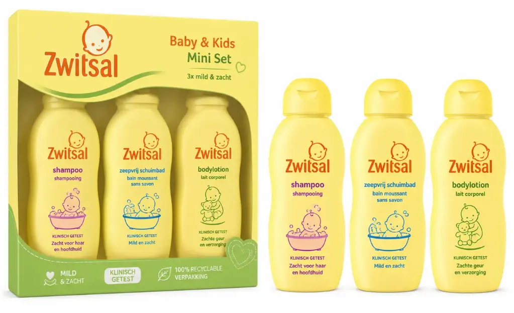 Zwitsal Baby and kids mini set (1x3 pcs)