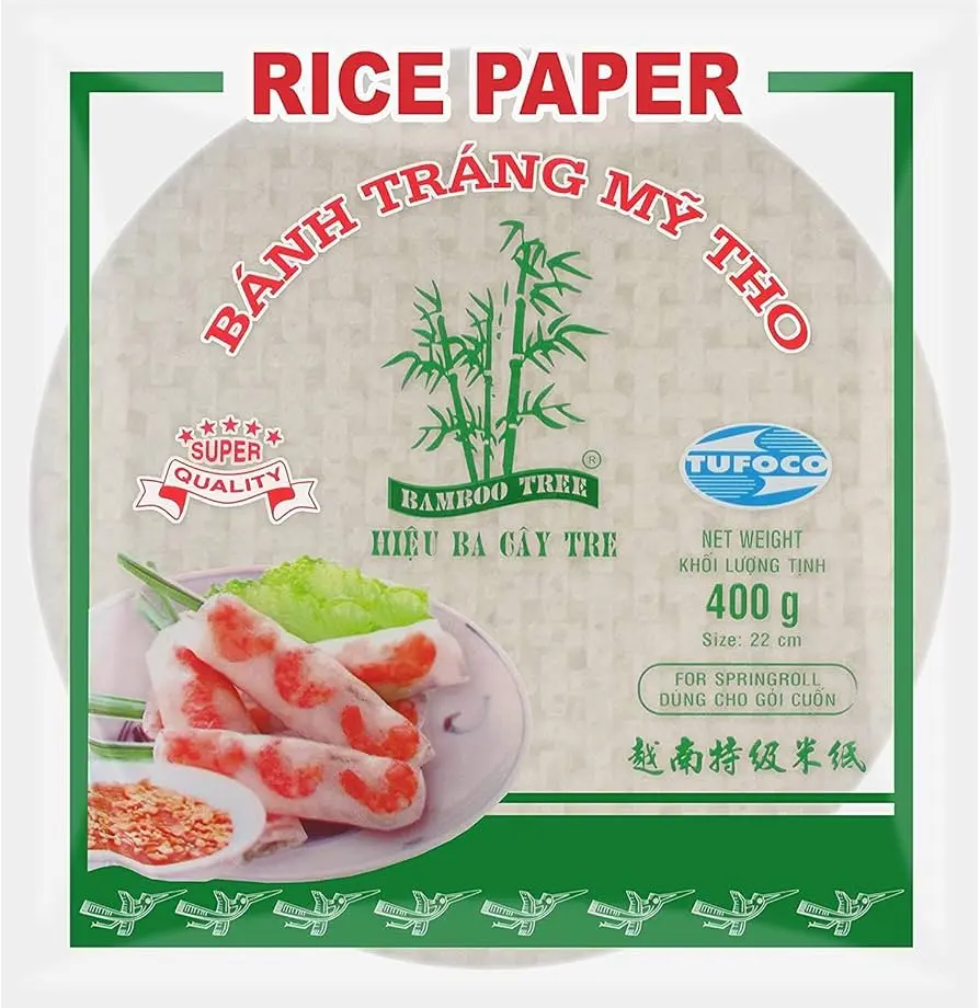 Bamboo tree rice paper 22cm. deep-fry (1x400 g)