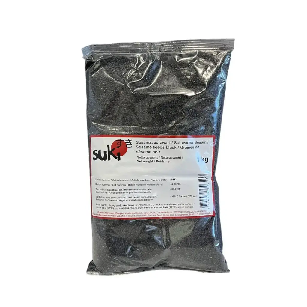 Suki Black sesame seeds (1x1 kg)