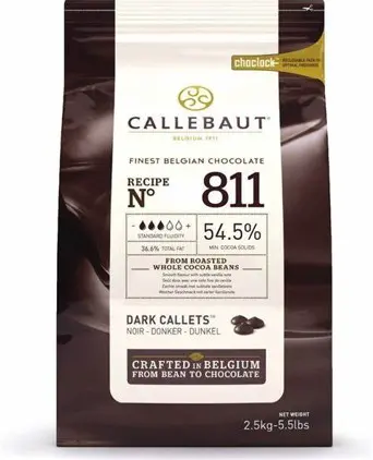 Callebaut couverture callets puur (1x2.5 kg)