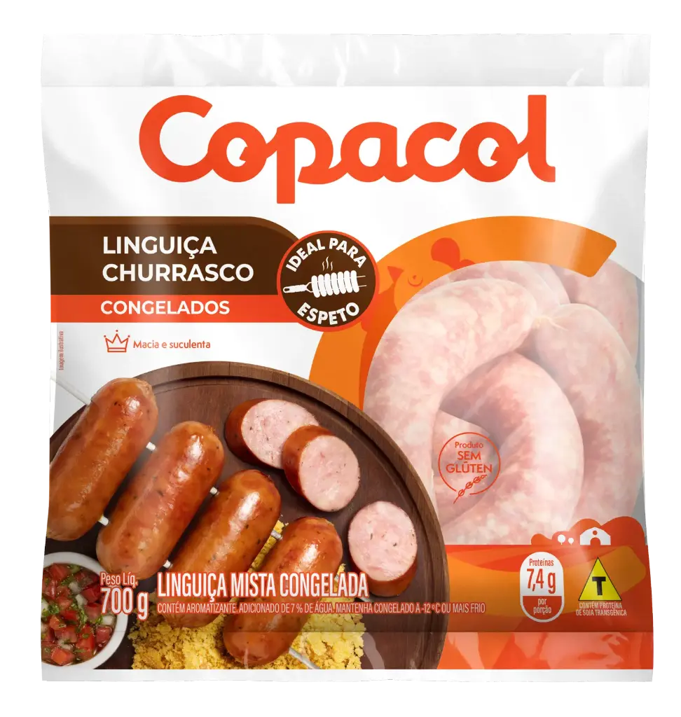 Copacol Churrasco bbq sausages (1x700 g)