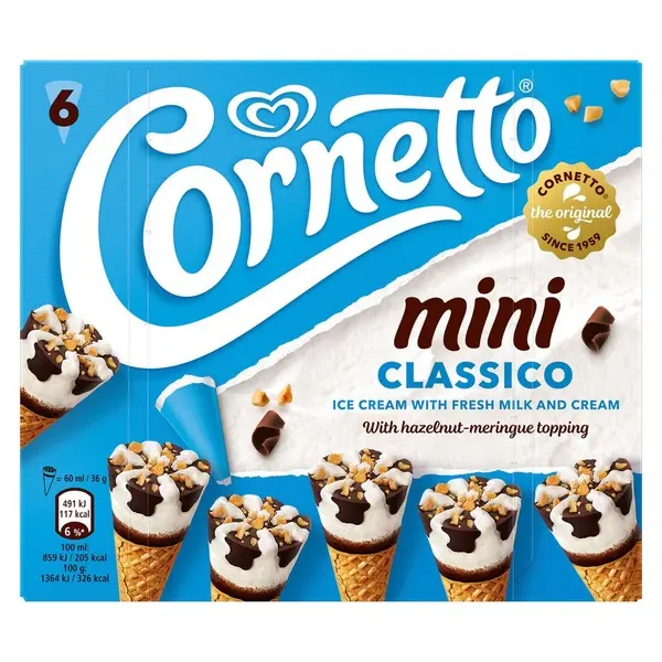 Cornetto mini classico 5x (6x60 ml)