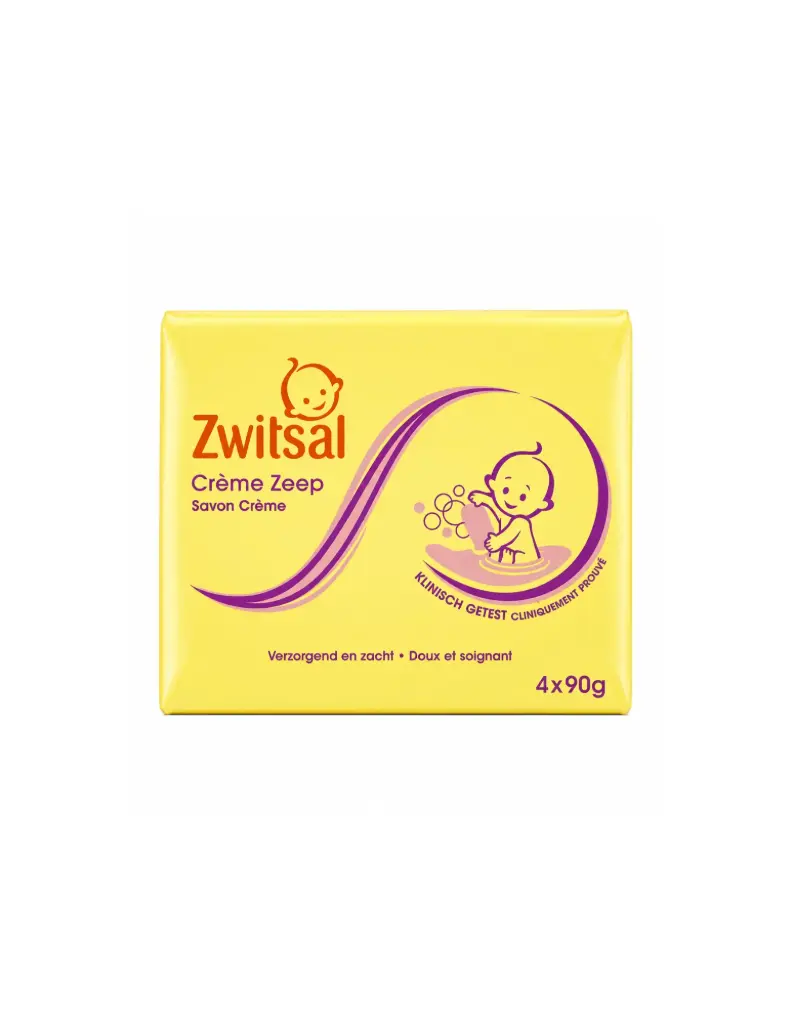 Zwitsal Creme zeep (4x90 g)