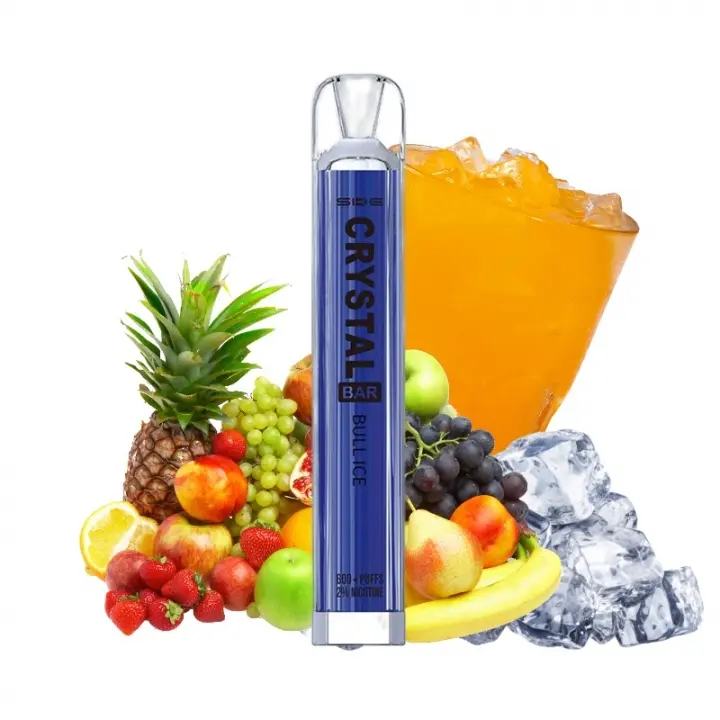 Crystal 600 puffs Vape bull ice lemonade (1x1 pcs)