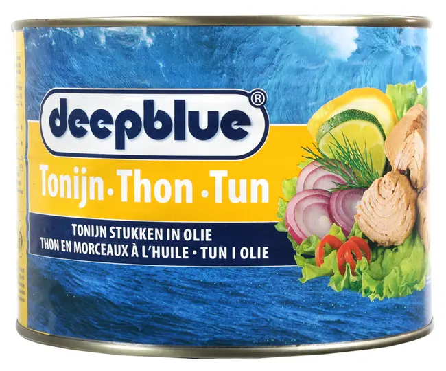 Deep blue tonijn in olie (1x1705 g)