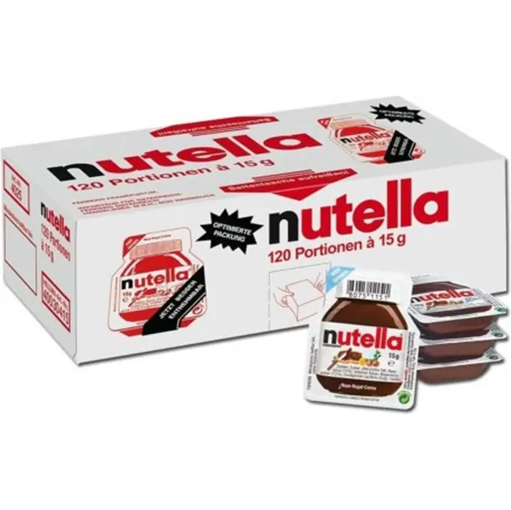 Ferrero nutella hazelnootpasta (6x15 g)