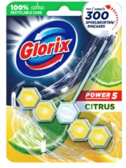 Glorix wc blok citrus (1x1 pcs)