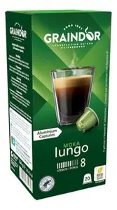 Graindor caps lungo moka 8 RFA (1x20 pcs)