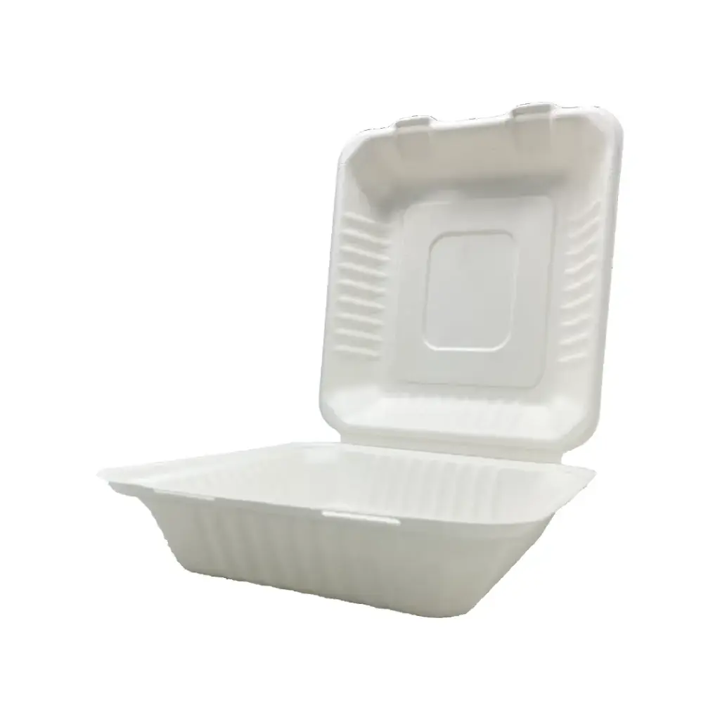 Hinged container 8x8 inch 1c (1x50 pcs)