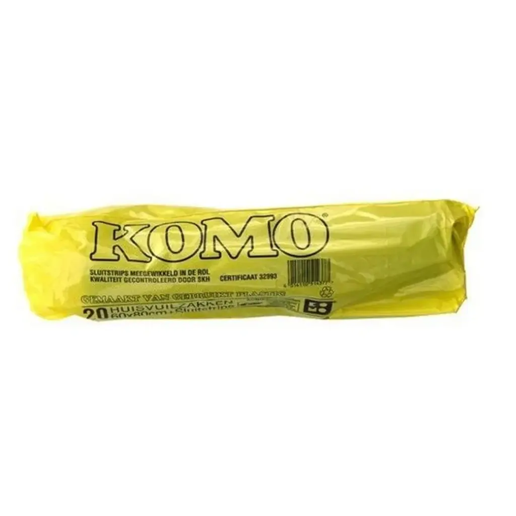 Komo afvalzak grijs ldpe 60 l (1x20 pcs)