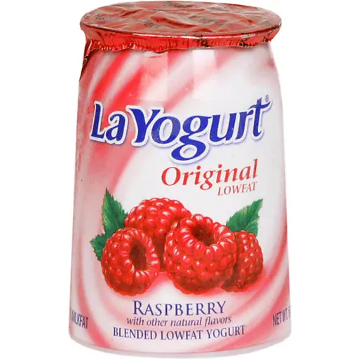 La yogurt original lf rasberry (1x6 oz)