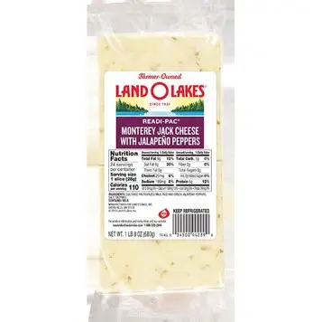 Land o lakes cheese monterey jack with peppers sliced (1x1.5 lbs)