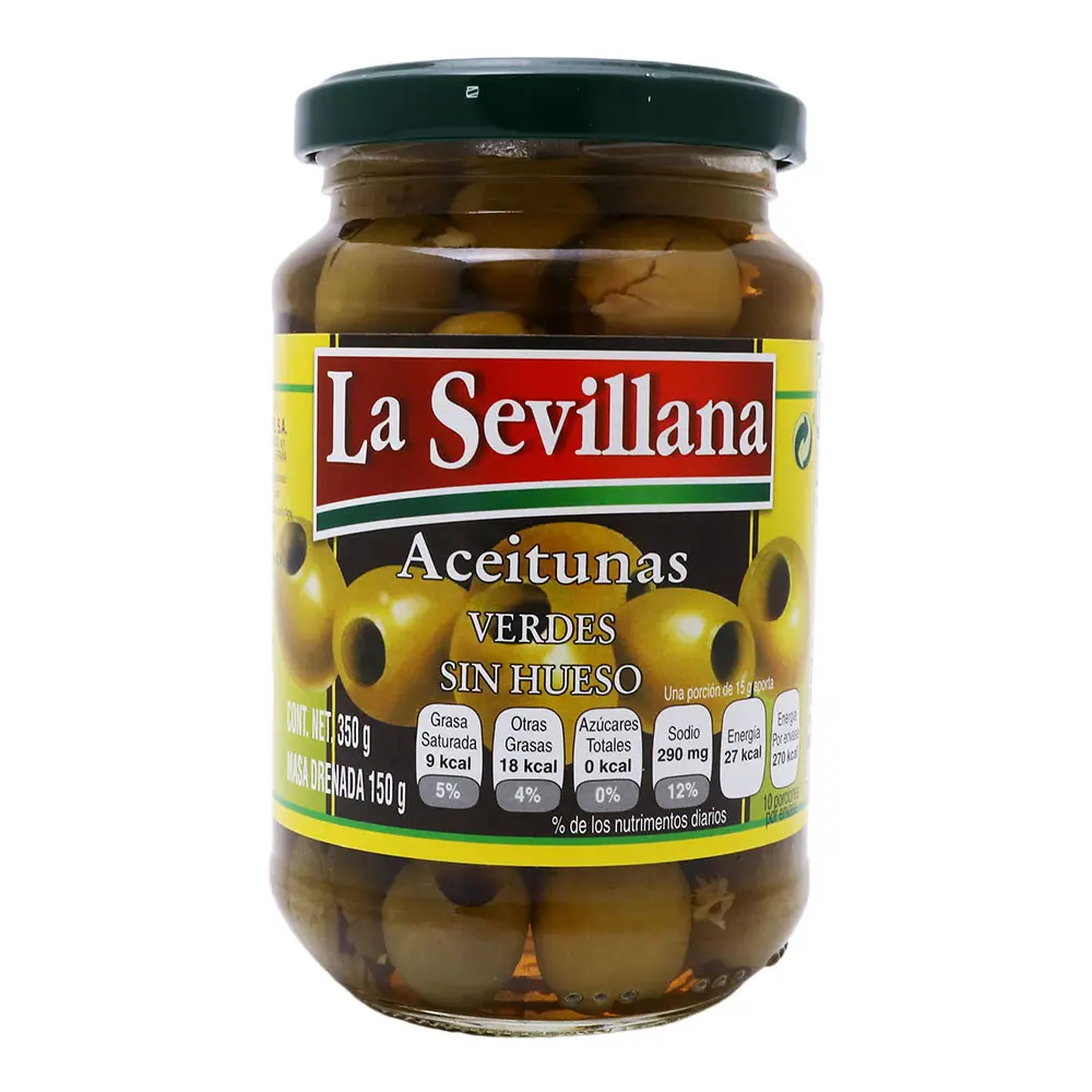 Sevillana Olijf groen zonder pit (1x5000 ml)