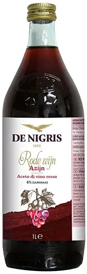 De Nigris Rode wijnazijn (1x5 L)