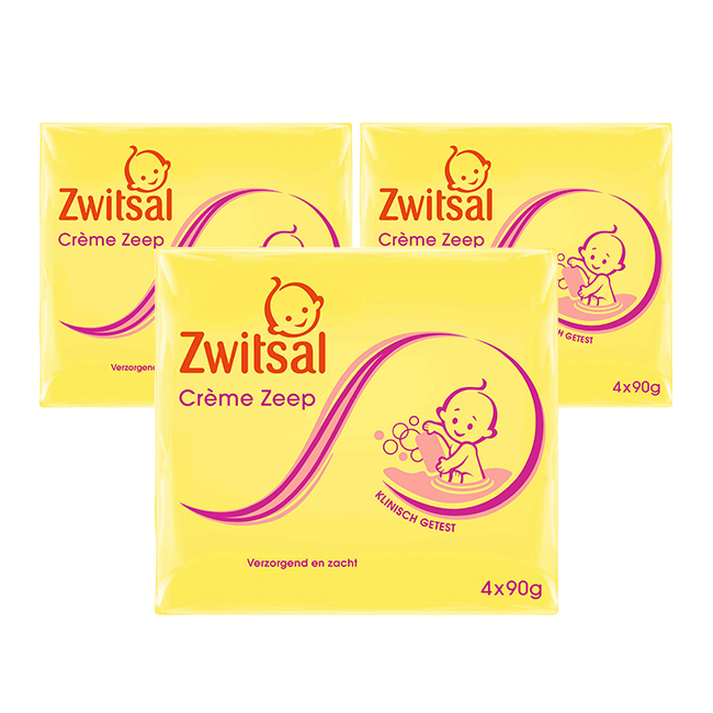 Zwitsal creme zeep 12x2x90gr