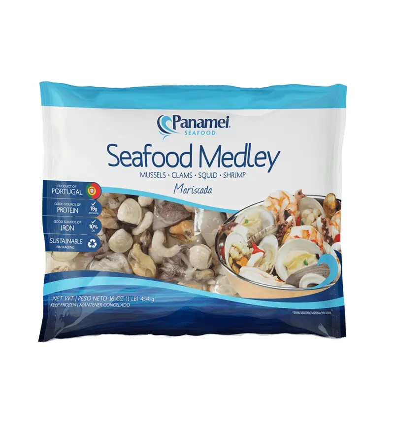 Seafood medley mix iqf rtl portugal (1x1 lbs)