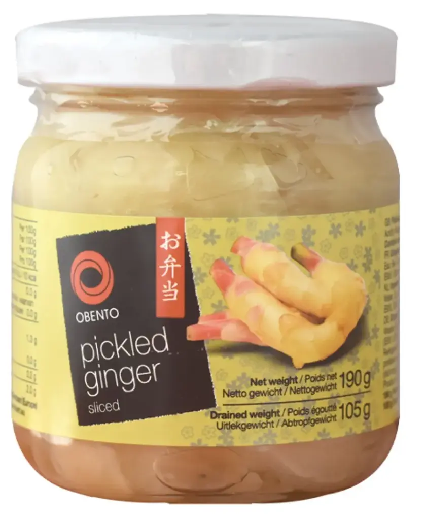 Obento Sliced pickled ginger (1x190 g)