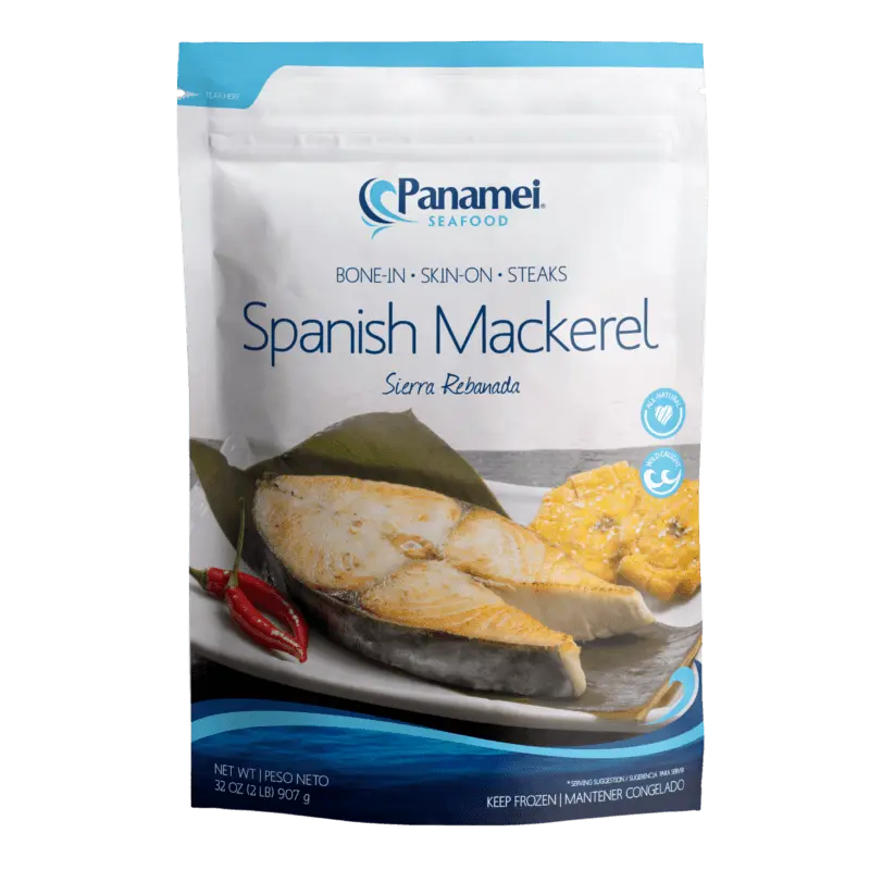 Panamei Spanish mackerel stk ivp rt cs (1x2 lbs)