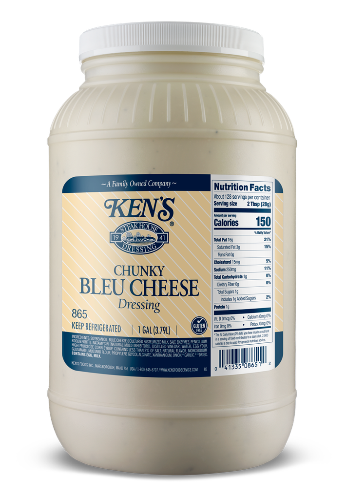 Ken's Dressing Blue Cheese Chunky 1 gallon