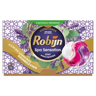 Robijn Wasmiddel capsules spa sensation (1x15 pcs)
