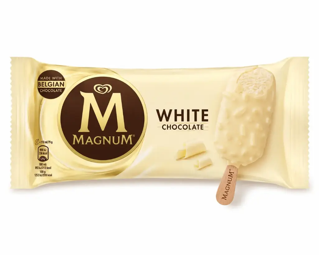Magnum White chocolate (4x100 ml)