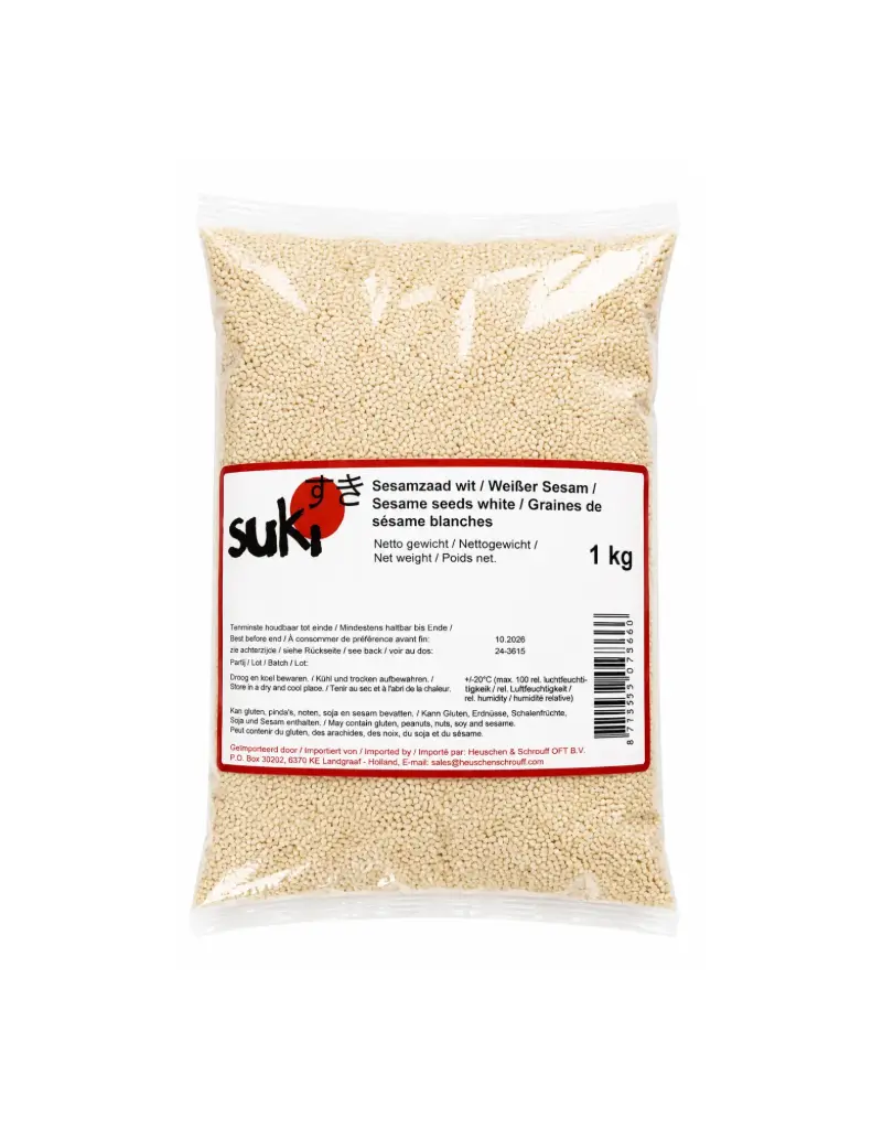 Suki White sesame seeds (1x1 kg)