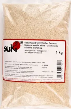 Suki White sesame seeds (1x1 kg)