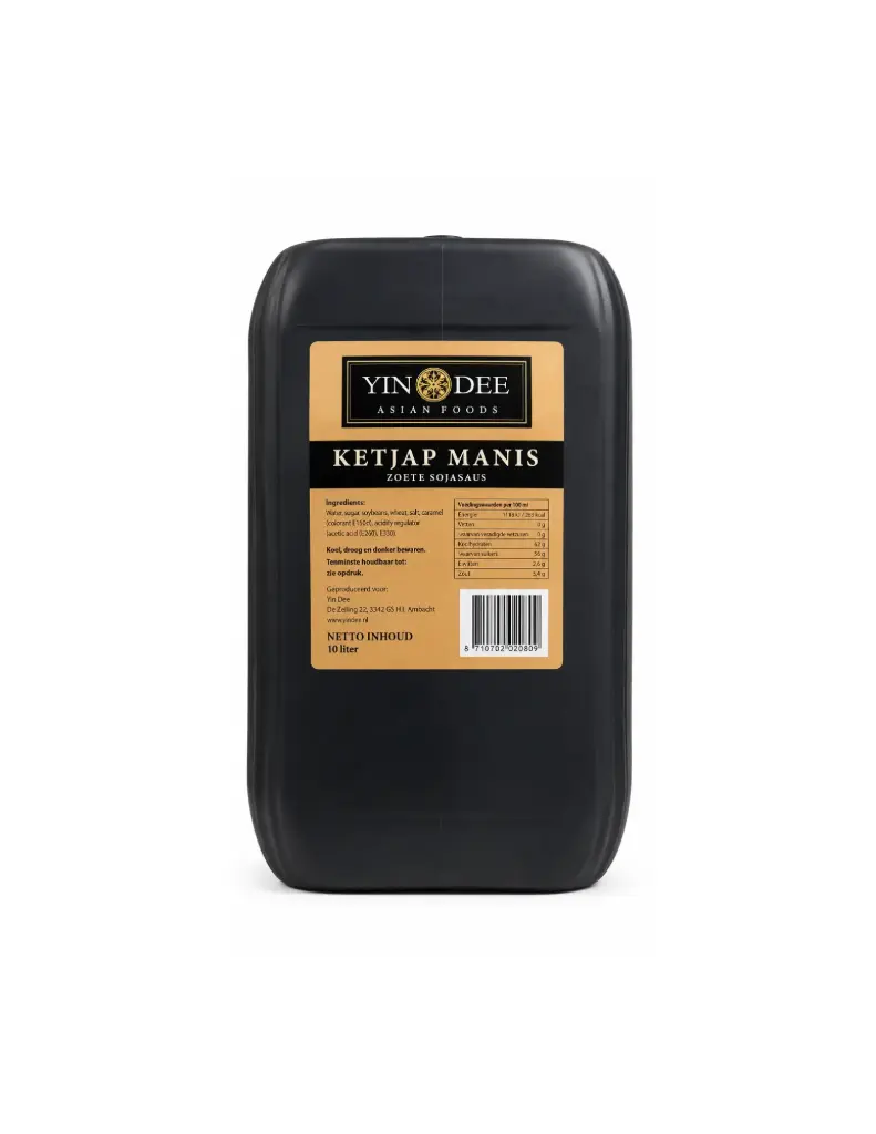 Yindee ketjap manis (1x10 L)