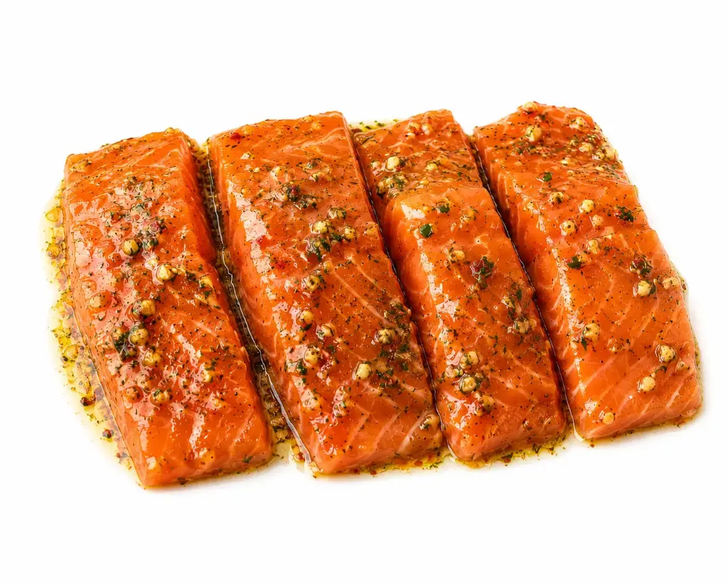 Zalm gemarineerd