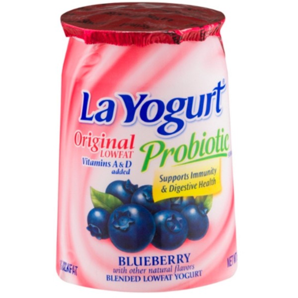 La yogurt original lf blueberry 12 x 6 oz