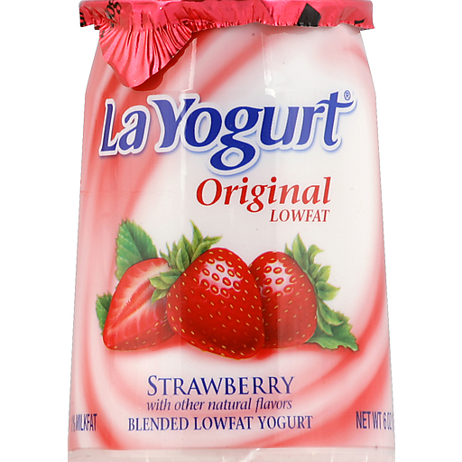 La yogurt original lf strawberry 12 x 6 oz