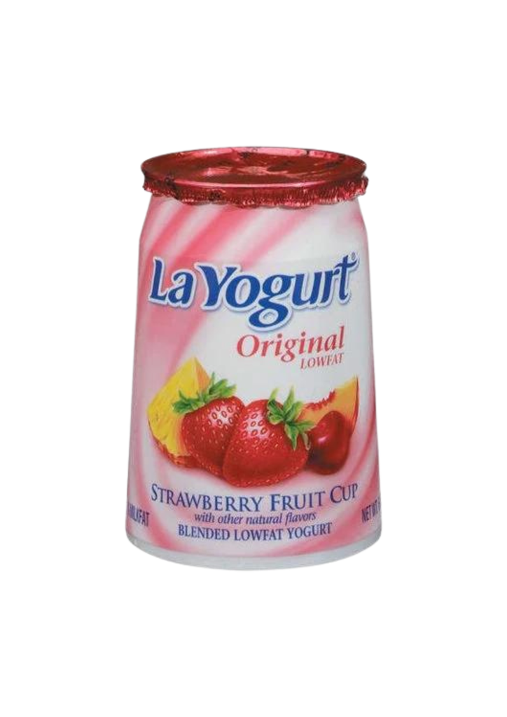 La yogurt original lf strw fruit cup 12 x 6 oz