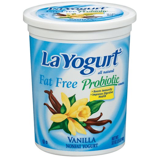 La yogurt quarts lf vanilla 8 x 32 oz