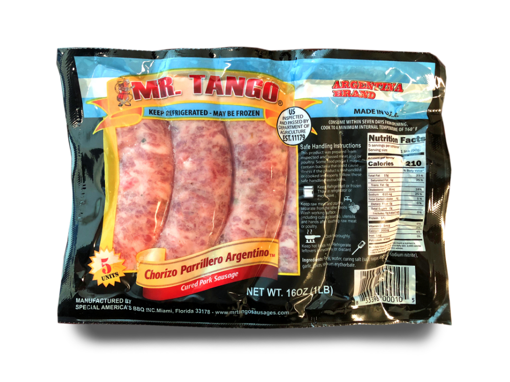 Mr. tango chorizo argentino hot 12x16oz