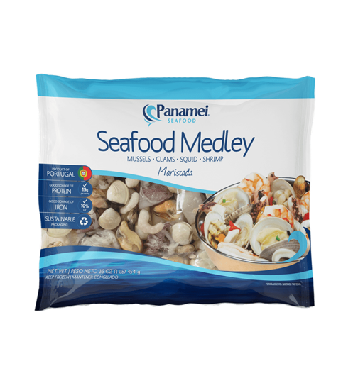 Panamei seafood medley mix iqf rtl portugal 24x1lb