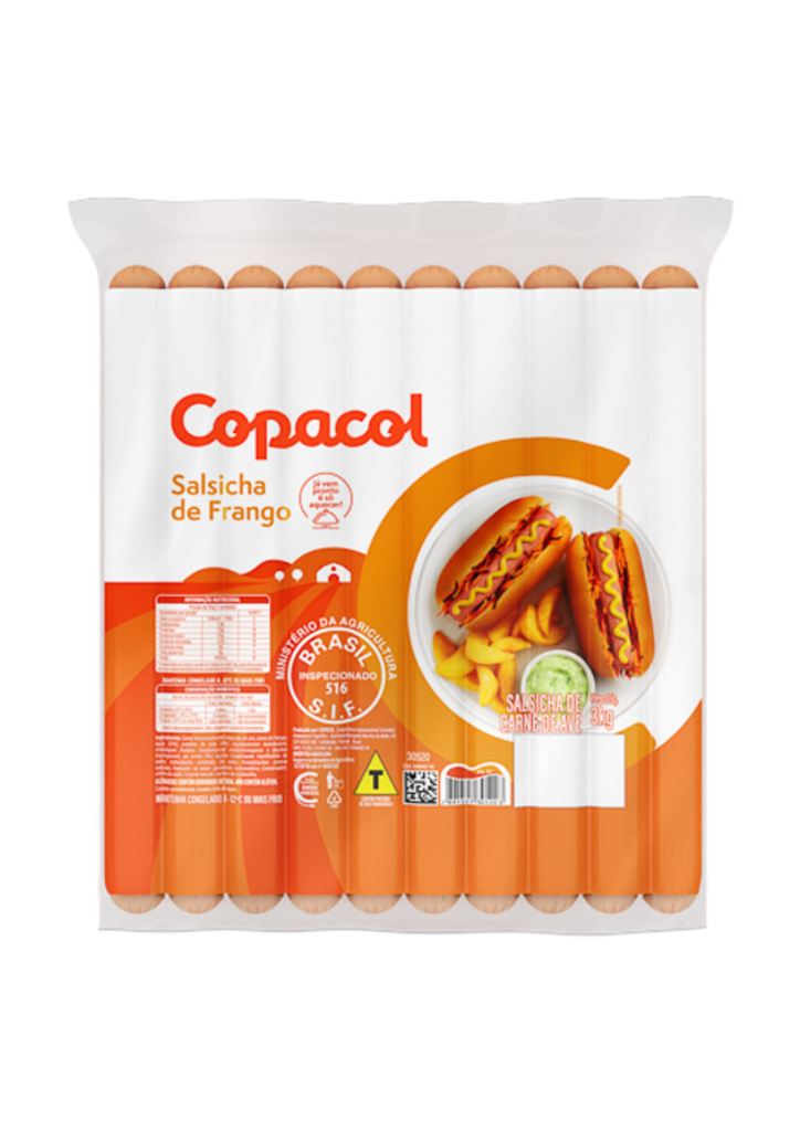 Copacol Chicken sausages 12x800gr