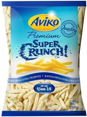 Aviko super crunch fries 9,5 mm 4x2.5 kg