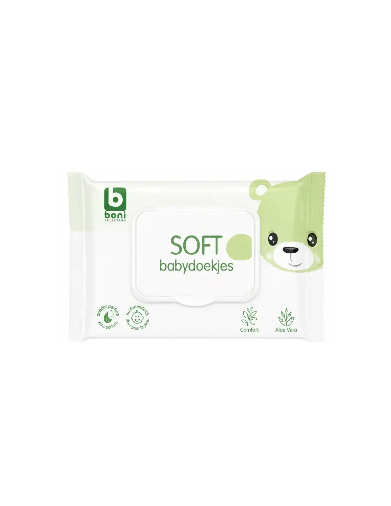 Boni baby wipes soft 12x80st