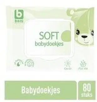 Boni baby wipes soft 12x80st