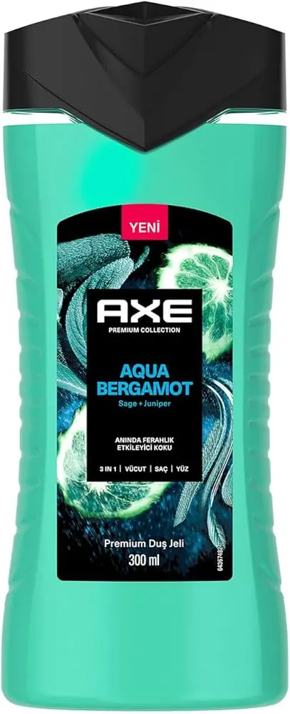 Axe showergel aqua bergamot (1x225 ml)