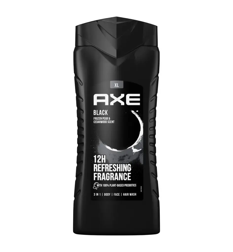 Axe showergel black (1x400 ml)