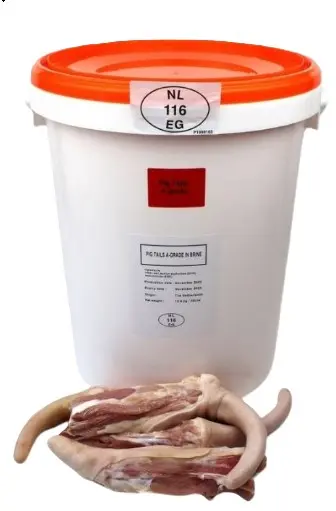 Pig tails regular salted in brine (1x35 lbs)