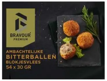 Bravour Bitterballen rundvlees (54x30 g)