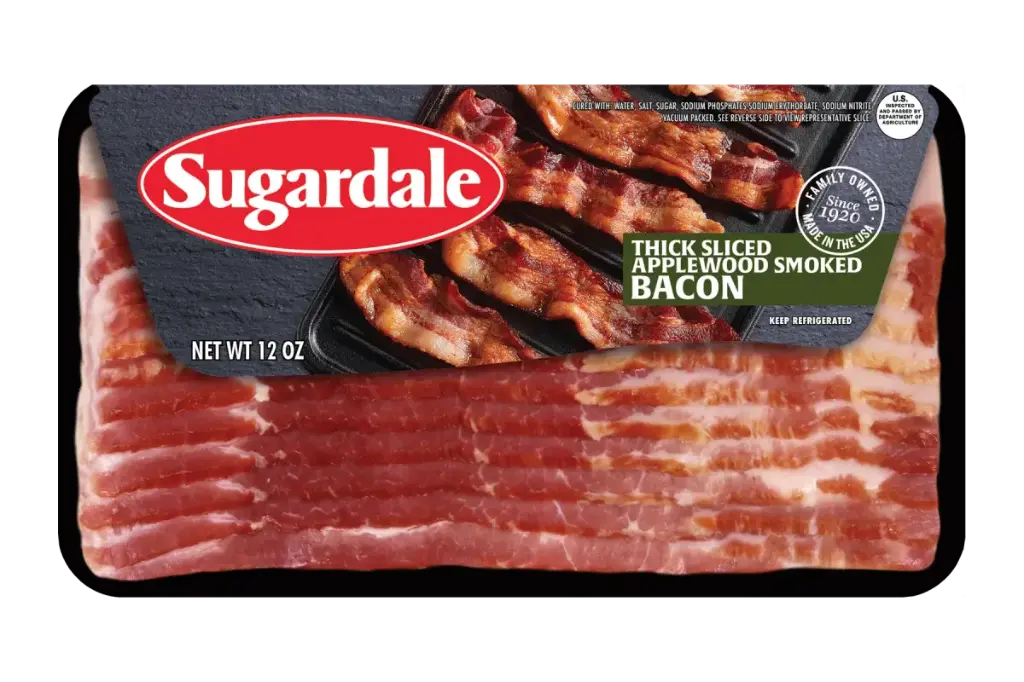 Sugardale bacon slab applewood smoked (1x15 lbs)