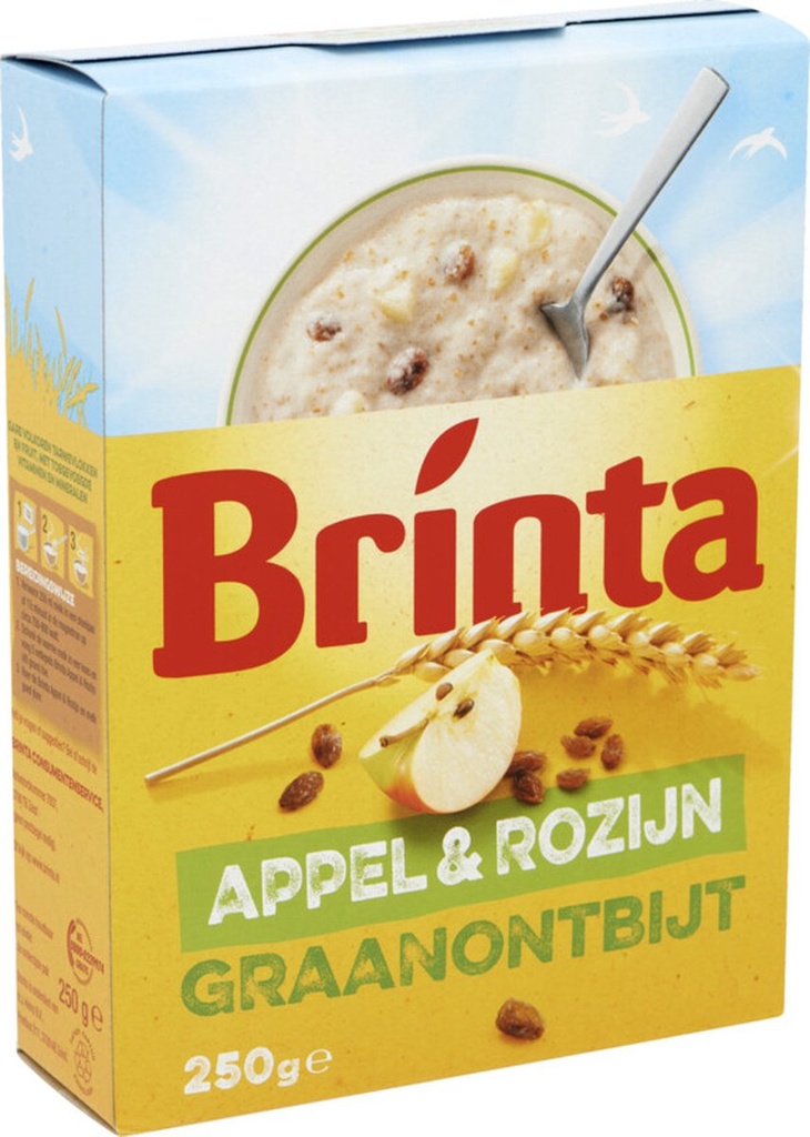 Brinta appel - rozijn 8x250gr