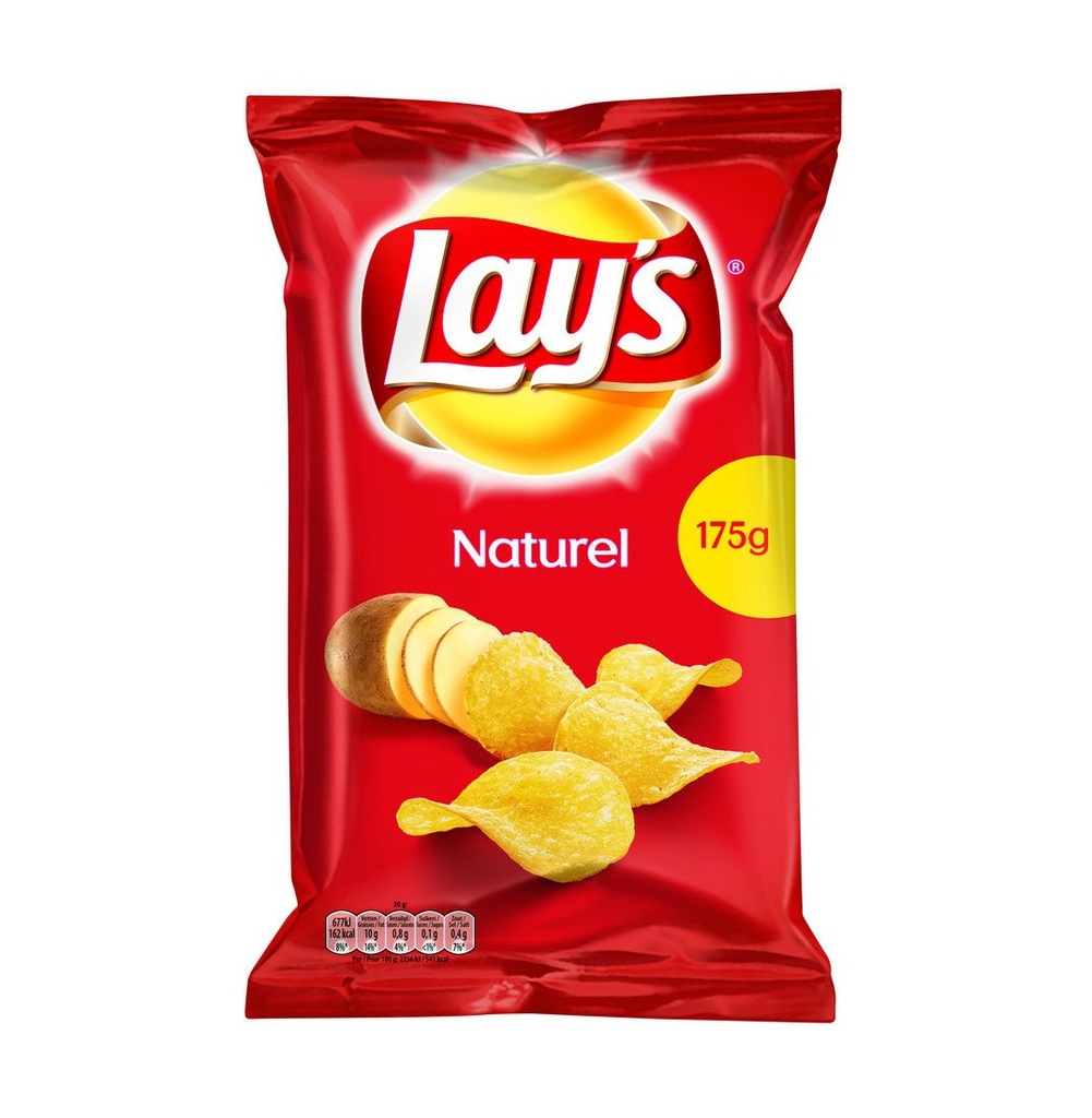 Lay's chips naturel 8x175gr