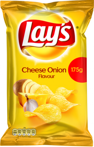 Lay's chips cheese onion 8x175gr