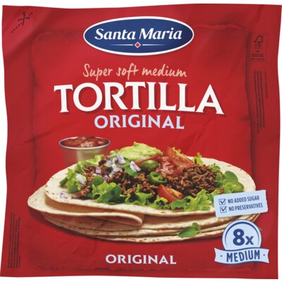 Santa Maria Soft Tortilla's 12x320gr